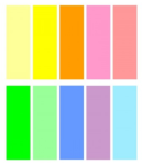 Zakładki indeksujące iNFO 15 x 50mm różnokolorowe - 10 kolorów - 1000 sztuk