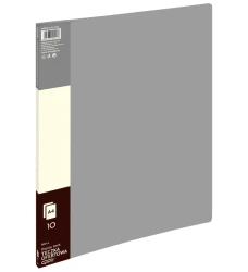 Teczka ofertowa A4 - 10 koszulek - szara