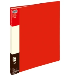 Teczka ofertowa A4 - 40 koszulek - czerwona