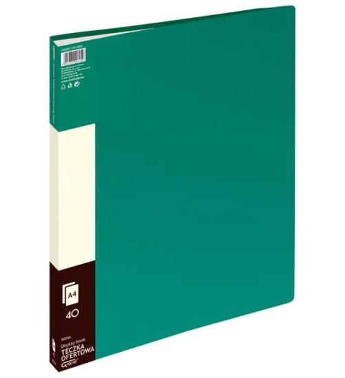 teczka ofertówka a4 z koszulkami 40 zielona aksa.png