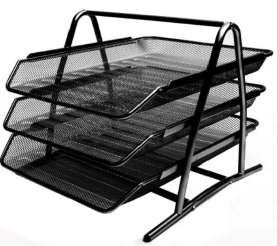 tres szuflada na dokumenty trzypoziomowa czarna aksa.PNG