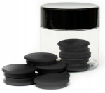 Magnesy do tablic 30mm - czarne (10 sztuk)