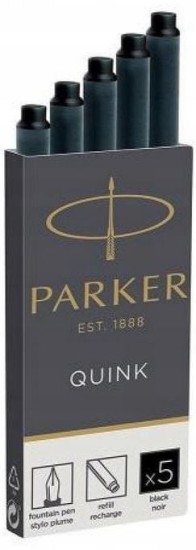 naboje do pióra parker czarne aksa.JPG