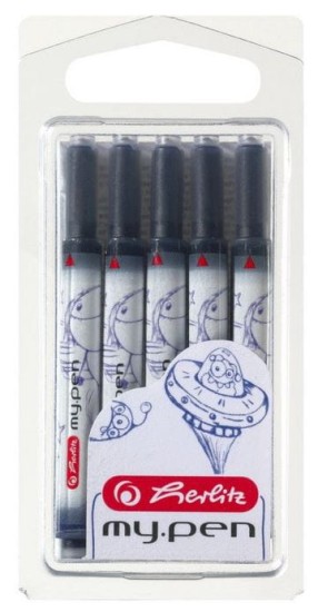naboje atramentowe herlitz my pen niebieskie aksa.JPG