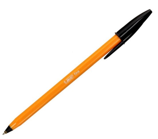 długopis bic fine organge czarny aksa.JPG