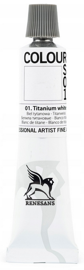 renesans colours 20 ml matowa 1 biel tytanowa aksa.PNG