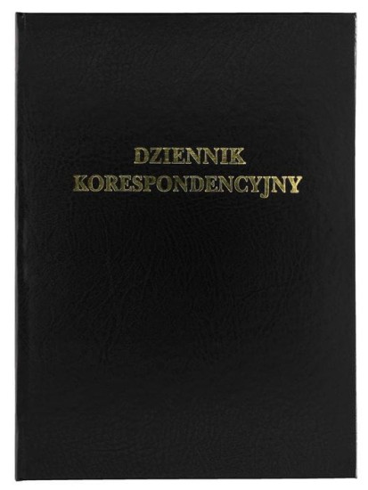 DZIENNIK KORESPONDECYJNY 96 K TWARDA OPRAWA czarny.JPG