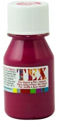 Farba wodna do tkanin Renesans TEX 50ml nr 130 - magenta