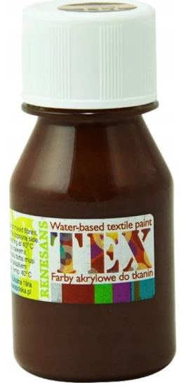 farba wodna tex do tkanin 50ml brązowa aksa.JPG