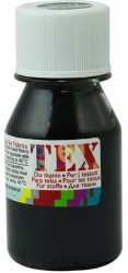 Farba wodna do tkanin Renesans TEX 50ml nr 190 - czarna