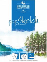 Szkicownik blok KOH-I-NOOR popSketch A3 110g 20 arkuszy