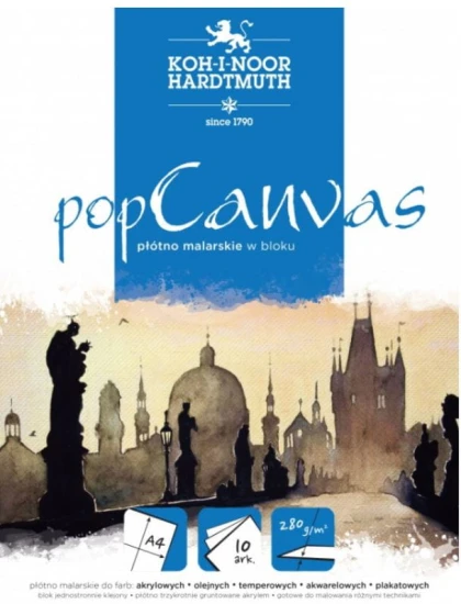płótno malarskie w bloku popCanvas a4 aksa.JPG