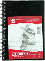 Szkicownik klasyczny (zeszyt) KOH-I-NOOR A5 - na spirali bocznej