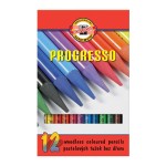 Kredki ołówkowe bezdrzewne KOH-I-NOOR Progresso 12 kolorów