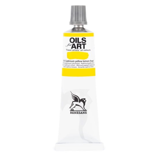 Farba olejna renesans oil of arts 9 żółta kadmowa cytrynowa aksa.jpg