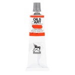 Farba olejna Renesans Oils for Arts 60ml nr 17 - Cynober ciemny