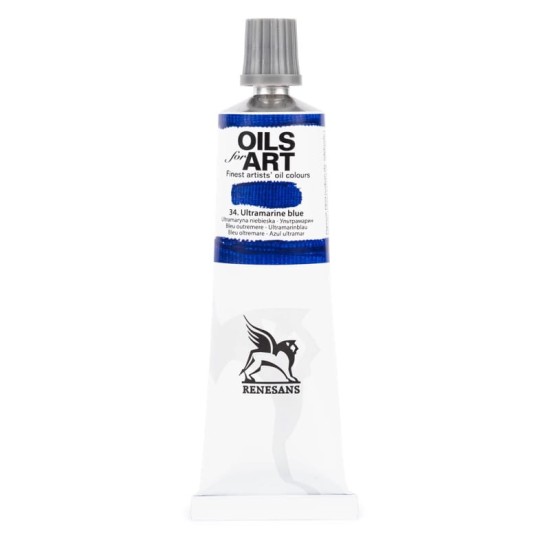 Farba olejna renesans oil of arts 34 ultramaryna niebieska aksa.jpg