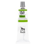 Farba olejna Renesans Oils for Arts 60ml nr 37 - Zieleń cynobrowa ciemna