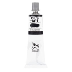 Farba olejna Renesans Oils for Arts 60ml nr 49 - Czerń słoniowa