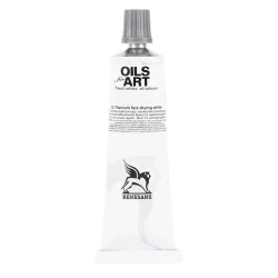 Farba olejna Renesans Oils for Arts 60ml nr 52 - Biel tytanowa szybkoschnąca