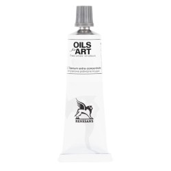 Farba olejna Renesans Oils for Arts 60ml nr 53 - Biel tytanowa podwójnie kryjąca