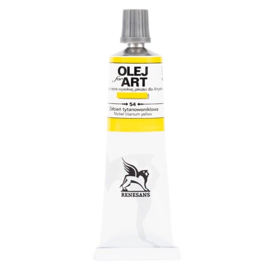 Farba olejna renesans oil of arts 54 żółć niklowo tytanowa aksa.jpg