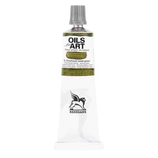 Farba olejna renesans oil of arts 75 chromium oxide green.jpg