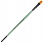 Pędzel syntetyczny płaski Renesans, krótka rączka - seria 1006F rozmiar 6