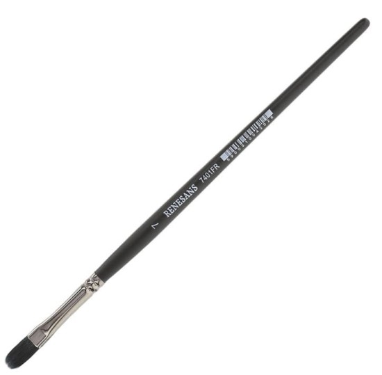 pędzel renesans syntetyczny koci język imitacja szarej wiewiórki 7401FR rozmiar 7.JPG