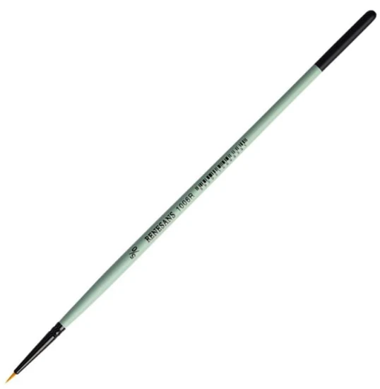 pędzel renesans syntetyczny okrągły 1006R czerwony toray złoty 0_5.JPG