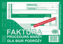 Druk 194-3E FAKTURA Procedura marży dla biur podróży A5