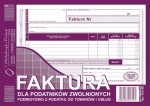 Druk 203-3E FAKTURA Dla podatników zwolnionych z podatku od towarów i usług A5