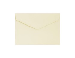 Koperta ozdobna C6 - gładki ciemnokremowy satynowany - 10 szt.
