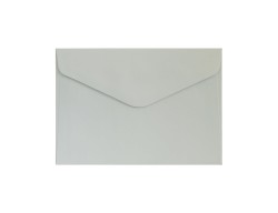Koperta ozdobna C6 - gładki jasnoszary satynowany - 10 szt.
