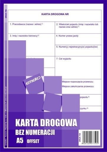 emeko karta drogowa bez numeracji offset a5 aksa.jpg