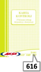 Druk 616 Wykonane zabiegi dezynsekcji i deratyzacji A5