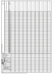Druk Os-225a Indywidualna karta czasu pracy pracownika A4 - układ pionowy