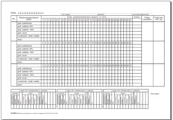 Druk Os-225b Indywidualna karta czasu pracy pracownika A4 - układ poziomy