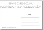 Druk W-6 VAT Ewidencja korekt sprzedaży A5 - WYPRZEDAŻ