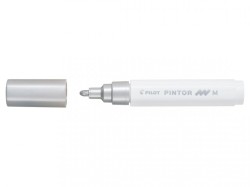 Marker PILOT PINTOR M 1,4mm - srebrny