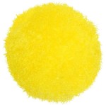 pompony poliestrowe średnica 25mm 30 sztuk żółte f.JPG