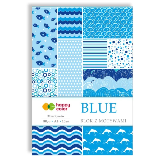 blok kreatywny z motywami blue morskie wzory a4 80g 15 arkuszy 30 motywów.jpg