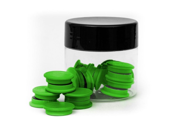 magnesy do tablic 20sztuk 20mm zielone.jpg