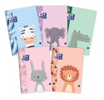 Zeszyt A5 Oxford Kids 32-kartkowy w wąskie kolorowe linie