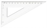Ekierka prostokątna nierównoramienna Tetis 90, 60, 30 stopni - 14,5 cm 4''