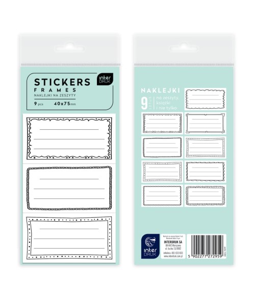 Naklejki na zeszyty 9 szt.ramki sekwencja _5902277272959.jpg