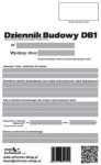 Dziennik Budowy DB1 dla budynków mieszkalnych jednorodzinnych i gospodarczych A4