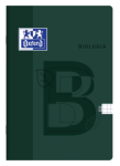 Zeszyt przedmiotowy A5 Oxford 60-kartkowy w kratkę - biologia