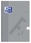 Zeszyt przedmiotowy A5 Oxford 60-kartkowy w kratkę - fizyka