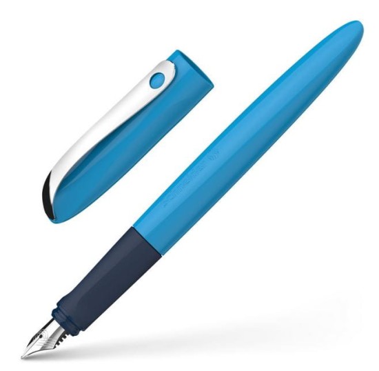 pióro ze stalówką schneider wavy niebieskie.JPG